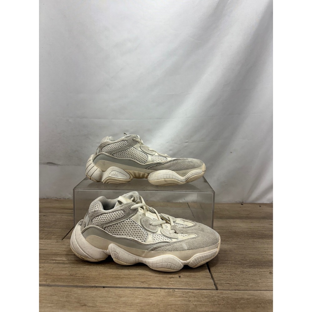 Adidas Yeezy 500 Blush Sneakers F36640 Low Top Mesh Suede Mens 7 Womens 8.5